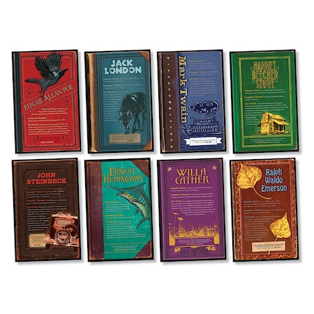 North Star Teacher Resources American Authors Bulletin Board Set NS3070